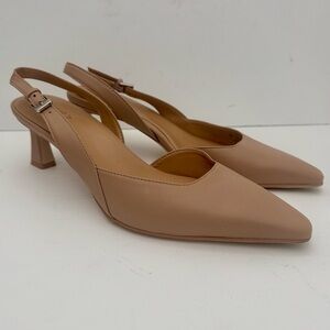 Naturalizer Dalary Slingback Heels - beige